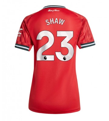 Manchester United Luke Shaw #23 Hemmatröja Dam 2025-26 Kortärmad